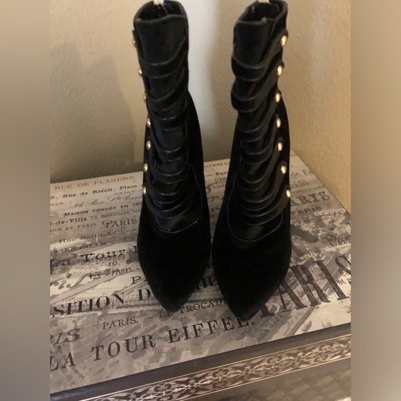 Guess Velvet Stiletto Heel Bootie (New without box) - Picture 8 of 11